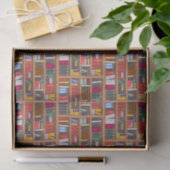 Boeken Vloeipapier, Lezer Decoupage Papier (Geschenk)