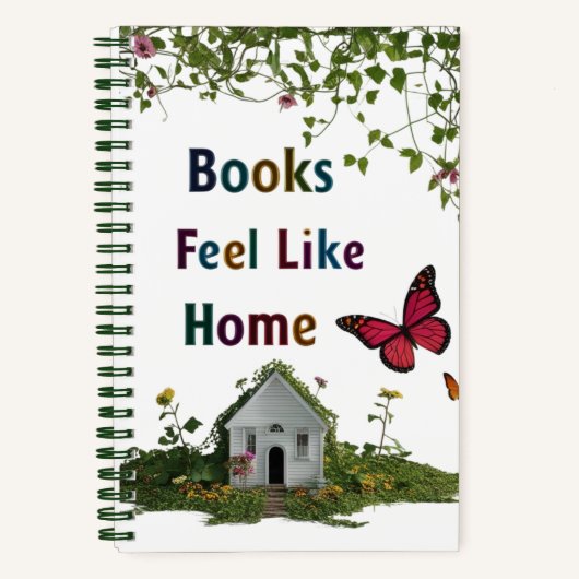 Boeken Voelen Als Thuis Spiraal Notebook: Pride & (Voorkant)