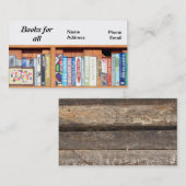 Boeken voor alle Visitekaartje (Voorkant / Achterkant)