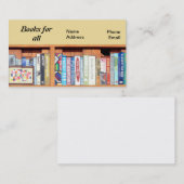 Boeken voor alle Visitekaartje (Voorkant / Achterkant)