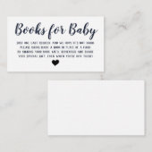 Boeken voor Baby-afsluitkaart Informatiekaartje (Voorkant / Achterkant)