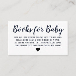 Boeken voor Baby-afsluitkaart Informatiekaartje