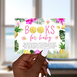 Boeken voor Baby Ananas & Fopspenen Shower Pink Kaart