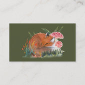 Boeken voor Baby Autumn Woodland Fox Informatiekaartje (Achterkant)