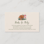 Boeken voor Baby Autumn Woodland Fox Informatiekaartje (Voorkant)