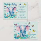 Boeken voor Baby Baby Elephant Informatiekaartje (Voorkant / Achterkant)
