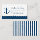 Boeken voor Baby Baby shower-behuizing Informatiekaartje (Voorkant / Achterkant)