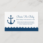 Boeken voor Baby Baby shower-behuizing Informatiekaartje (Voorkant)