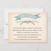 Boeken voor baby - Baby shower Kaart (Voorkant)