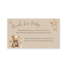Boeken voor Baby | Baby shower Nodig Kaart uit