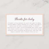 Boeken voor Baby Beach Seashell Baby shower Informatiekaartje (Voorkant)