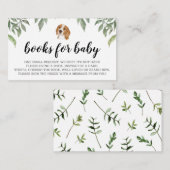 Boeken voor Baby Beagle Waterverf Enclosure Card Informatiekaartje (Voorkant / Achterkant)