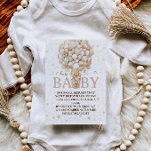 Boeken voor Baby Bearly wait baby shower Informatiekaartje
