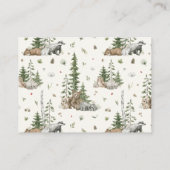 Boeken voor Baby Beer Gender Neutral Woodland Show Informatiekaartje (Achterkant)