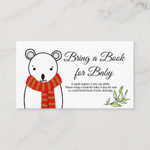 Boeken voor Baby Beer Informatiekaartje