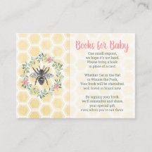 Boeken voor baby bibliotheekkaart roze baby shower