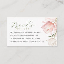 Boeken voor Baby Bloemige Baby Shower