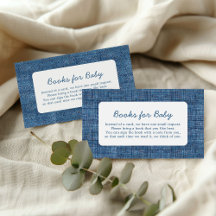 Boeken voor baby Blue Jean Baby Denim Baby Shower