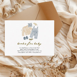 Boeken voor Baby Blue Jean Baby Rustic Cowboy Deni Informatiekaartje