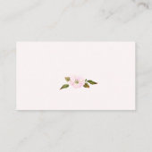 Boeken voor Baby blush roze spring baby shower Informatiekaartje (Achterkant)