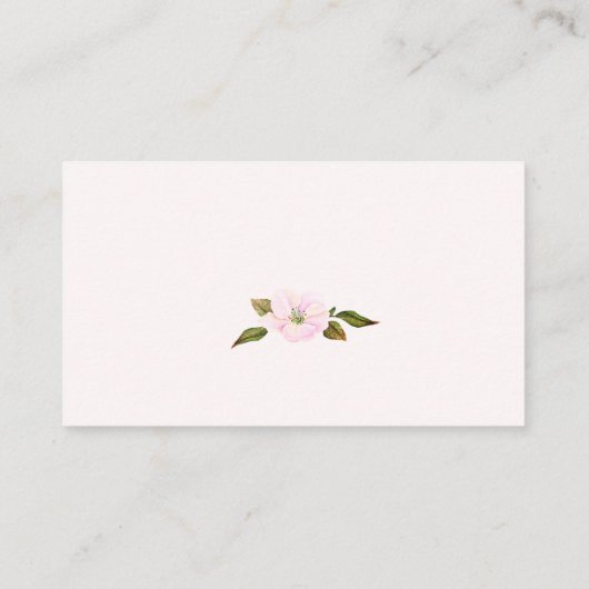 Boeken voor Baby blush roze spring baby shower Informatiekaartje (Achterkant)