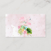 Boeken voor Baby Blush roze vlamingos Enc. Plaatskaartje (Achterkant)