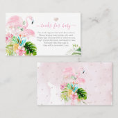 Boeken voor Baby Blush roze vlamingos Enc. Plaatskaartje (Voorkant / Achterkant)