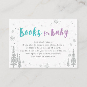 Boeken voor Baby, Boekaanvraag, Baby shower Activi Informatiekaartje
