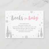 Boeken voor Baby, Boekaanvraag, Baby shower Activi Informatiekaartje (Voorkant)