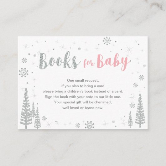 Boeken voor Baby, Boekaanvraag, Baby shower Activi Informatiekaartje (Voorkant)