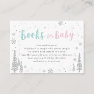 Boeken voor Baby, Boekaanvraag, Baby shower Activi Informatiekaartje