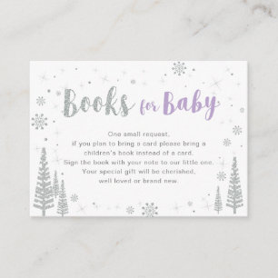 Boeken voor Baby, Boekaanvraag, Baby shower Activi Informatiekaartje