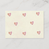 boeken voor baby boekaanvraag kaartje schattig bee informatiekaartje (Achterkant)