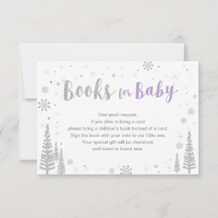 Boeken voor baby, boekverzoek, activiteit voor bab kaart