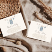 Boeken voor Baby boho babykleding waterverf Informatiekaartje