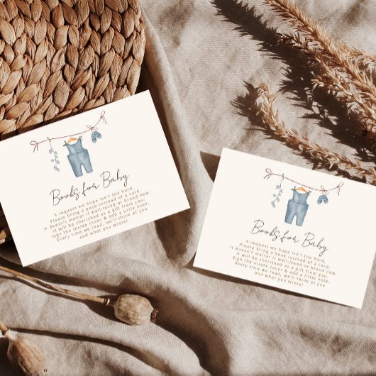 Boeken voor Baby boho babykleding waterverf Informatiekaartje