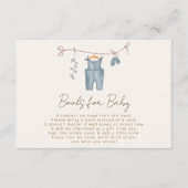 Boeken voor Baby boho babykleding waterverf Informatiekaartje (Voorkant)