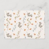 Boeken voor Baby boho babykleding waterverf Informatiekaartje (Achterkant)