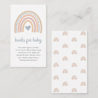 Boeken voor Baby Boho Rainbow Cute Boy Baby shower