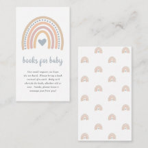 Boeken voor Baby Boho Rainbow Cute Boy Baby shower