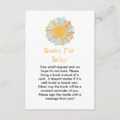 Boeken voor Baby Boho Sun Hier komt de zon Informatiekaartje (Voorkant)