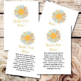 Boeken voor Baby Boho Sun Hier komt de zon Informatiekaartje