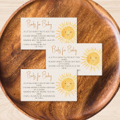 Boeken voor Baby Boho Sunshine Baby shower Informatiekaartje