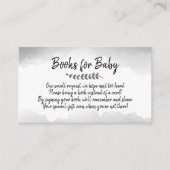 Boeken voor Baby Book Request Baby shower Invitati Visitekaartje (Voorkant)