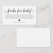 Boeken voor Baby Book Request Kaart (Voorkant / Achterkant)