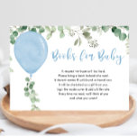 Boeken voor baby boy blauwe ballonnen eucalyptus informatiekaartje<br><div class="desc">Voor een geavanceerdere aanpassing van dit ontwerp,  selecteer hierboven eenvoudig de knoop "van het Aanpassen"!</div>