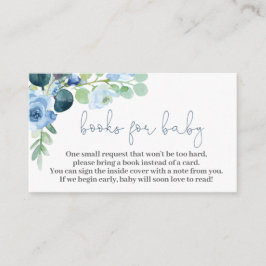 Boeken voor baby boy informatiekaartje