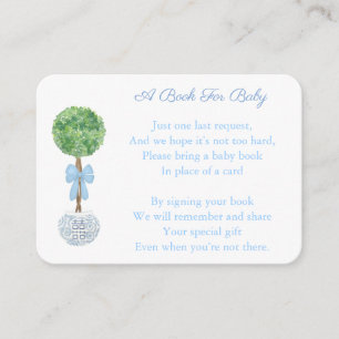 Boeken voor Baby Boy's Library Preppy Boxwood Show Informatiekaartje