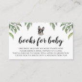 Boeken voor Baby Bulldog Boho Greenery Informatiekaartje (Voorkant)