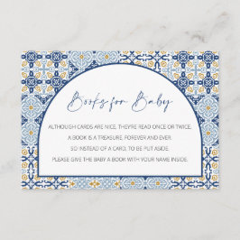 Boeken voor Baby, Capri Baby shower, Italiaans the Informatiekaartje